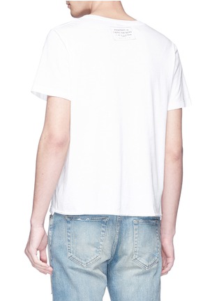 Back View - Click To Enlarge - SAINT LAURENT - 'Property Stamp' print T-shirt