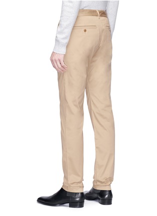 Back View - Click To Enlarge - SAINT LAURENT - Slim fit twill chinos