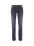 Main View - Click To Enlarge - SAINT LAURENT - Logo embroidered slim fit jeans