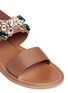 Detail View - Click To Enlarge - MARNI - Crystal leather sandals