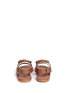 Back View - Click To Enlarge - MARNI - Crystal leather sandals