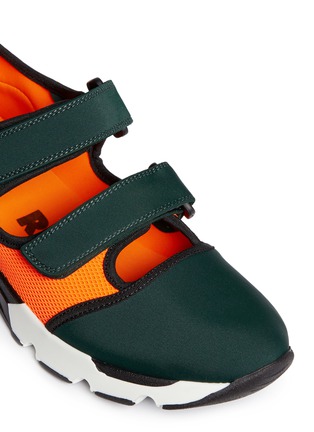 Detail View - Click To Enlarge - MARNI - strap colourblock neoprene sneakers
