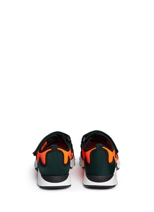 Back View - Click To Enlarge - MARNI - strap colourblock neoprene sneakers