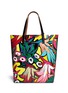 Back View - Click To Enlarge - MARNI - Tropical floral canvas tote