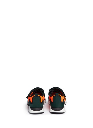 Back View - Click To Enlarge - MARNI - Colourblock double band sneakers