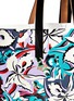 Detail View - Click To Enlarge - MARNI - Tropical floral canvas tote