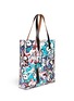 Front View - Click To Enlarge - MARNI - Tropical floral canvas tote