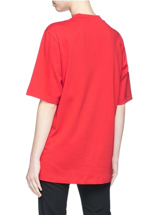 Back View - Click To Enlarge - HELMUT LANG - 'Campaign' logo print T-shirt