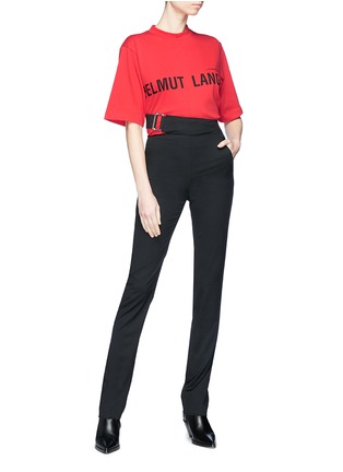 Figure View - Click To Enlarge - HELMUT LANG - 'Campaign' logo print T-shirt