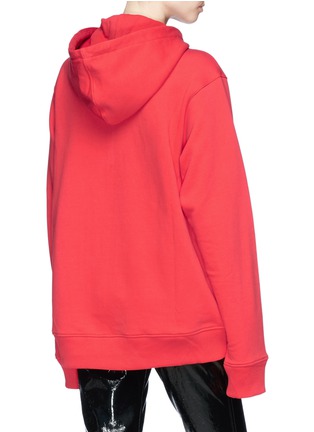Back View - Click To Enlarge - HELMUT LANG - 'Campaign' logo print zip hoodie