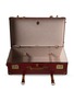 Detail View - Click To Enlarge - GLOBE-TROTTER - Centenary 30" extra deep suitcase – Red/Tan