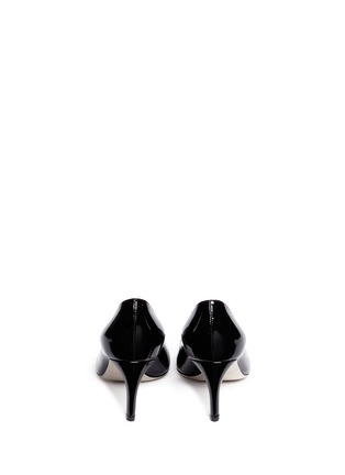 Back View - Click To Enlarge - GIORGIO ARMANI SHOES - Slant vamp patent leather pumps