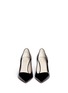 Figure View - Click To Enlarge - GIORGIO ARMANI SHOES - Slant vamp patent leather pumps