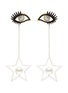 Main View - Click To Enlarge - VENNA - Detachable star drop eye stud earrings