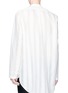 Back View - Click To Enlarge - SAINT LAURENT - Stripe floral jacquard cotton-silk shirt