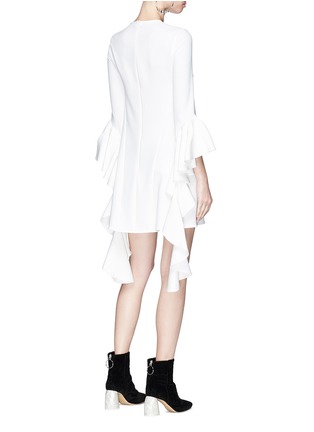 Figure View - Click To Enlarge - ELLERY - 'Kilkenny' frill sleeve crepe cady dress