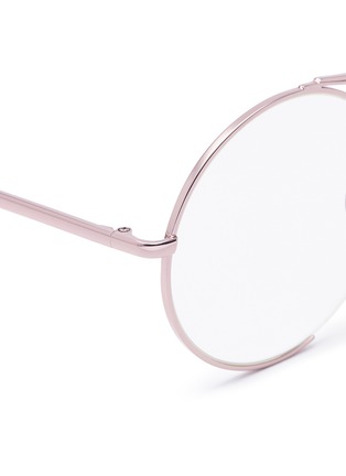 Detail View - Click To Enlarge - SUNDAY SOMEWHERE - 'Goldie' metal aviator optical glasses