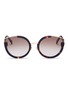 Main View - Click To Enlarge - SUNDAY SOMEWHERE - 'Nay Nay' tortoiseshell acetate cat eye sunglasses