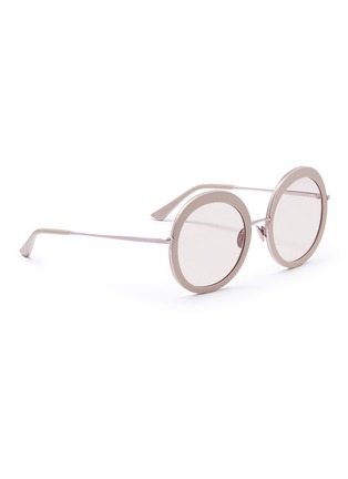 Figure View - Click To Enlarge - SUNDAY SOMEWHERE - 'Abella' acetate metal round sunglasses