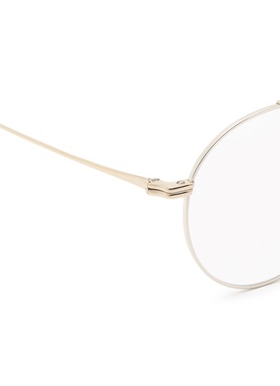 Detail View - Click To Enlarge - STEPHANE + CHRISTIAN - 'Lille' metal round aviator optical glasses