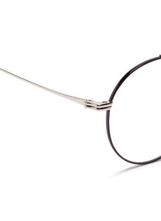 Detail View - Click To Enlarge - STEPHANE + CHRISTIAN - 'Lille' metal round aviator optical glasses