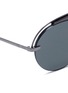 Detail View - Click To Enlarge - DIOR - 'Dio(r)evolution' acetate top bar metal aviator sunglasses