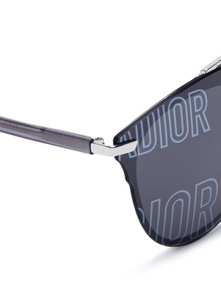 Detail View - Click To Enlarge - DIOR - 'J'adior Reflected' logo lens panto sunglasses