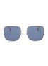 Main View - Click To Enlarge - DIOR - 'Dior Stellaire 1' metal square sunglasses