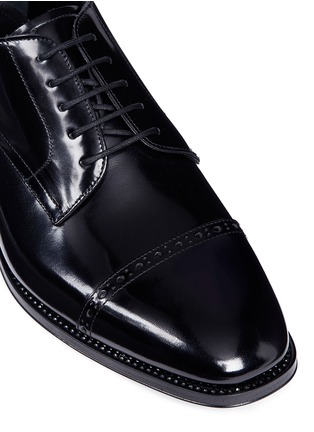 Detail View - Click To Enlarge - JIMMY CHOO - 'Penn' patent leather oxfords