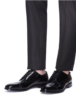 Figure View - Click To Enlarge - JIMMY CHOO - 'Penn' patent leather oxfords