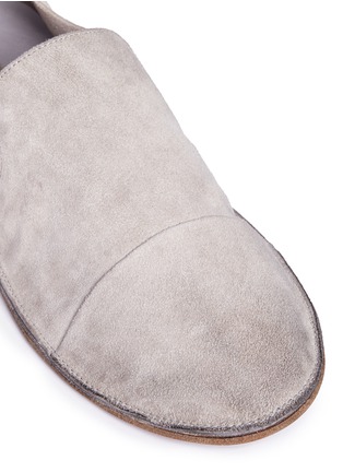 Detail View - Click To Enlarge - MARSÈLL - 'Strasacco' suede slip-ons