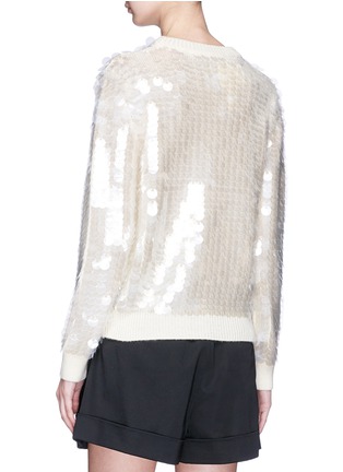 Back View - Click To Enlarge - MARC JACOBS - Paillette wool sweater