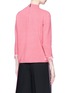 Back View - Click To Enlarge - MARC JACOBS - Beaded fringe cuff wool-cashmere sweater