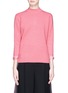 Main View - Click To Enlarge - MARC JACOBS - Beaded fringe cuff wool-cashmere sweater