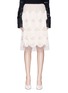 Main View - Click To Enlarge - MARC JACOBS - Scalloped fringe organdy skirt