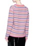 Back View - Click To Enlarge - MARC JACOBS - Stripe cashmere sweater