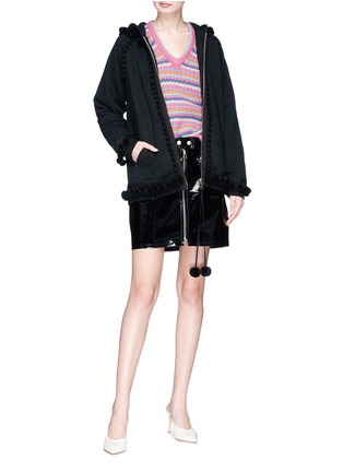 Figure View - Click To Enlarge - MARC JACOBS - Stripe cashmere sweater