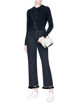Figure View - Click To Enlarge - MARC JACOBS - Pompom cuff pants