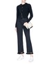 Figure View - Click To Enlarge - MARC JACOBS - Embellished fringe collar wool-cashmere sweater
