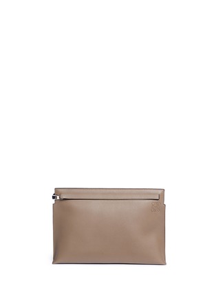 Main View - Click To Enlarge - LOEWE - T' calfskin leather pouch