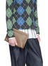 Figure View - Click To Enlarge - LOEWE - T' calfskin leather pouch