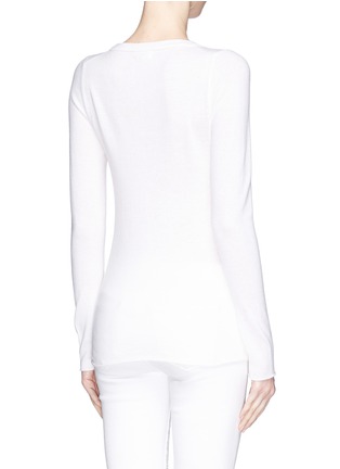Back View - Click To Enlarge - J.CREW - Collection cashmere long-sleeve tee