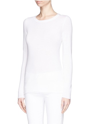 Front View - Click To Enlarge - J.CREW - Collection cashmere long-sleeve tee
