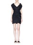 Main View - Click To Enlarge - ISABEL MARANT ÉTOILE - 'Topaz' ruffle ruched mini dress