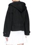 Back View - Click To Enlarge - ISABEL MARANT ÉTOILE - 'Lagilly' drawstring hooded denim jacket