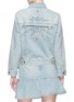 Back View - Click To Enlarge - ISABEL MARANT ÉTOILE - 'Cabella' graphic embroidered denim jacket