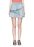 Main View - Click To Enlarge - ISABEL MARANT ÉTOILE - 'Dati' tiered ruffle mini denim skirt