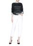 Figure View - Click To Enlarge - ISABEL MARANT ÉTOILE - 'Lawendy' ruffle placket chambray shirt