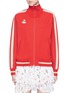 Main View - Click To Enlarge - ISABEL MARANT ÉTOILE - 'Darcy' logo print technical knit turtleneck track jacket