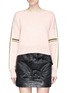 Main View - Click To Enlarge - ISABEL MARANT ÉTOILE - 'Kao' stripe sleeve cropped sweater